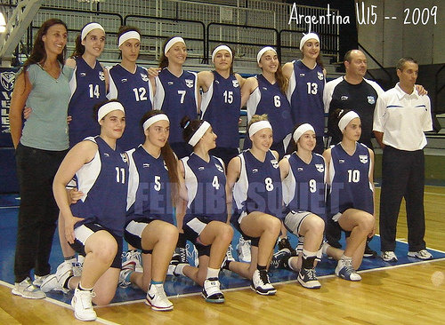 Equipo Argentino de baloncesto 2009, sub 15