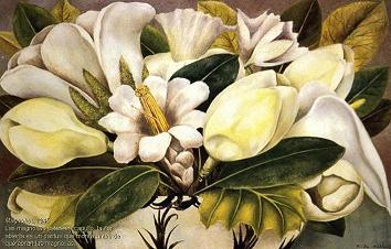 magnolias pintadas por frida calo